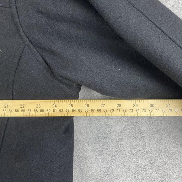 Aberdeen Collection Jacket Mens Large Black Wool Blend Zip Front Insulated Lined - Picture 13 of 16